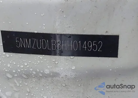 2017 Hyundai Santa Fe Sport 2.4L z USA, uszkodzony, nr VIN 5NMZUDLB8HH014952